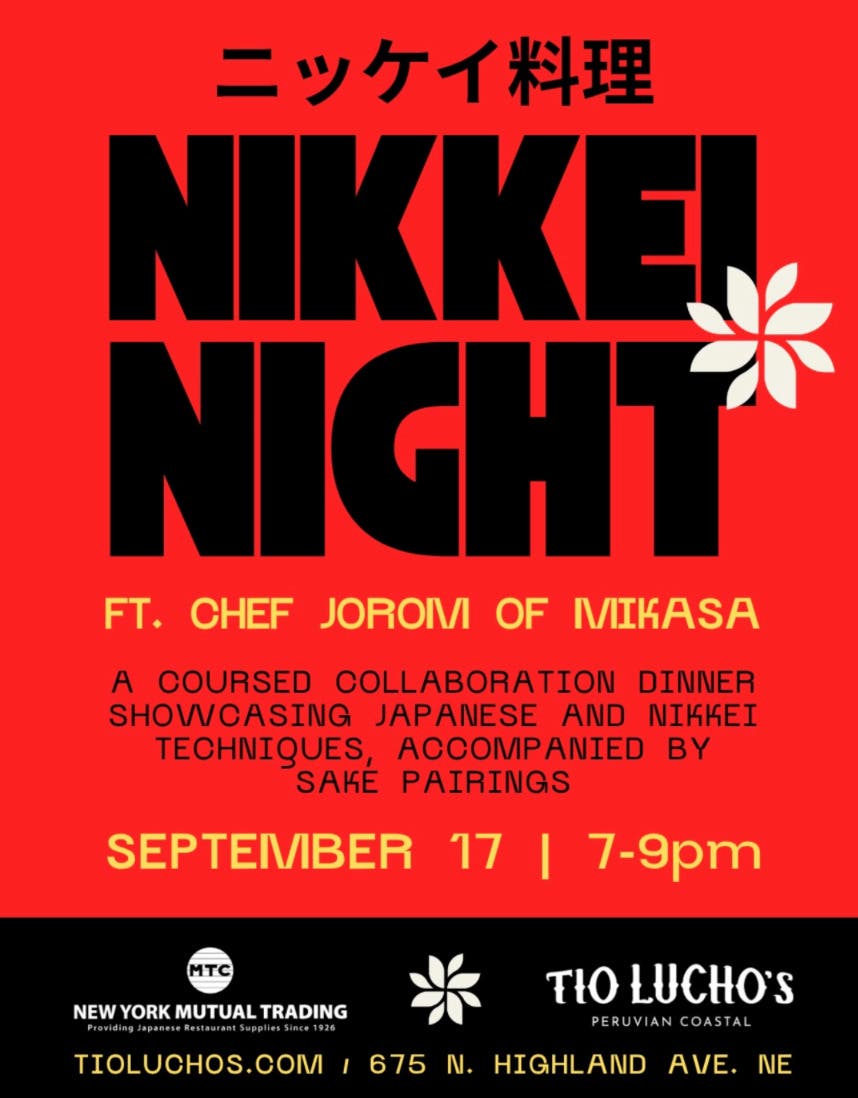 Tio Lucho’s Hosts Nikkei Night With Chefs Arnaldo Castillo and Jorom Paler