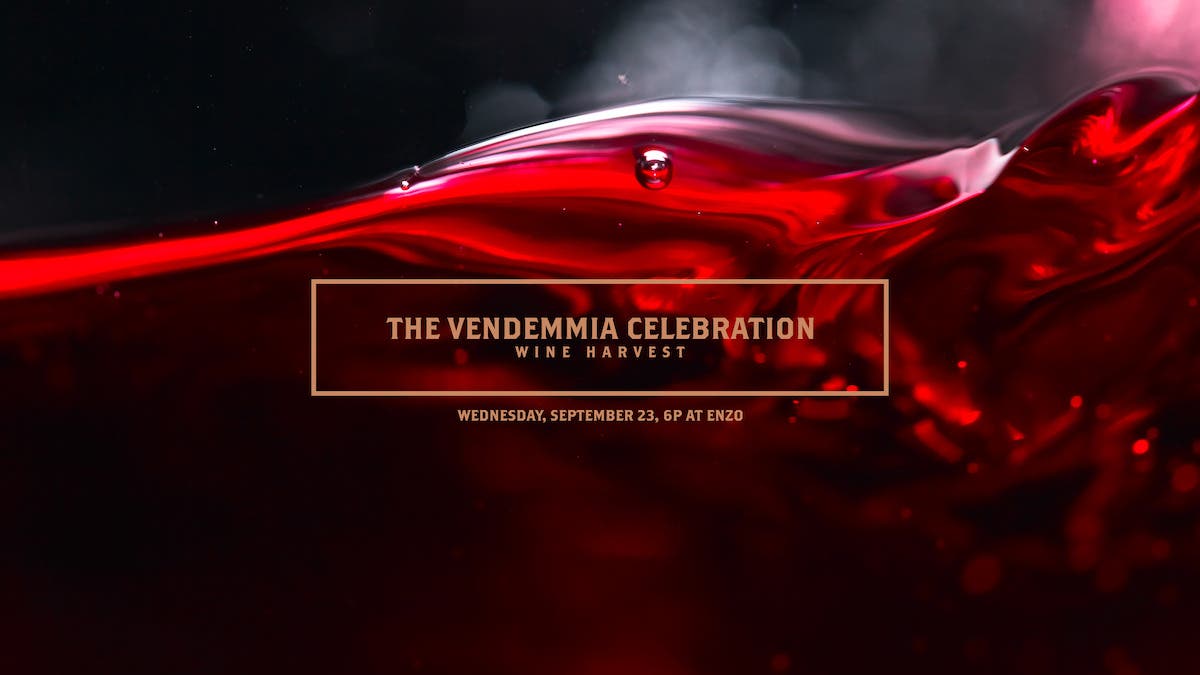 ENZO Celebrates Vendemmia with a Special Wine Dinner