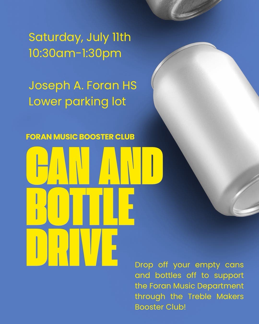 Can And Bottle Drive