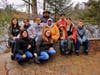 (left to right) Gina Zhinin, Laila Herrera, Jireh Gomez, Arianna Quinones, Izdihar Benjamin, Mr. Dan Delcher, Luke Pryor, Felix Waclawski, Marissa Staffen, Johnathan Cintron.