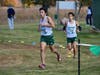 Jackson Sima, left, and Carlos Galvan finished first and second in the conference race.