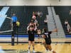 Nicole Ramirez (#3) and Takiyah Clark.