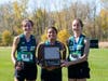 Natalia Wrobel (from left), Jasmeene Guido, Olivia Wrobel