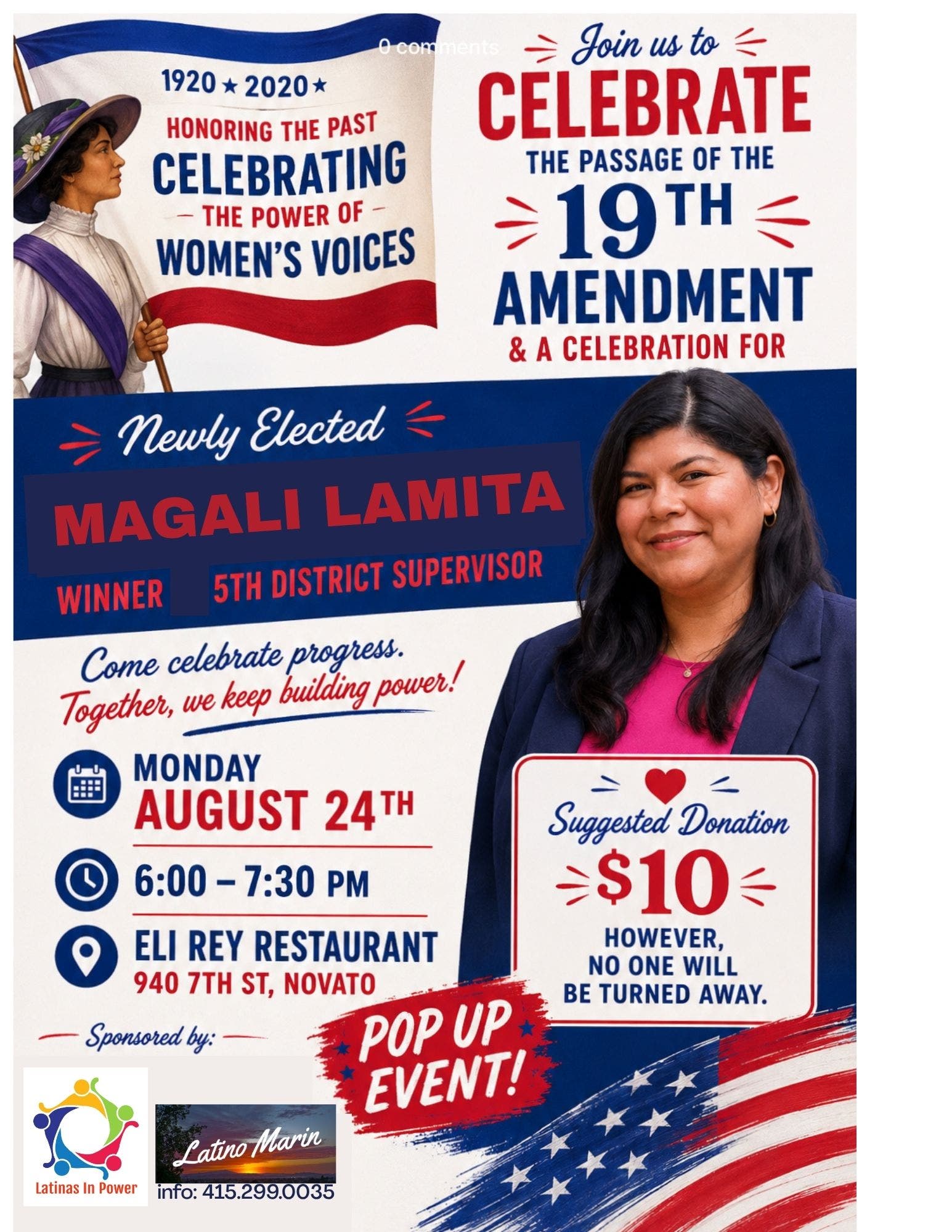 Women Celebrating Women - A Celebration for Newly Elected Magali Lamita