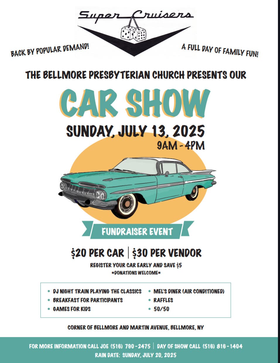 Bellmore Presbyterian Church Car Show.