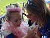 Grace and Make-A-Wish wish granter Kristin Garrison