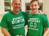 Nate with his father