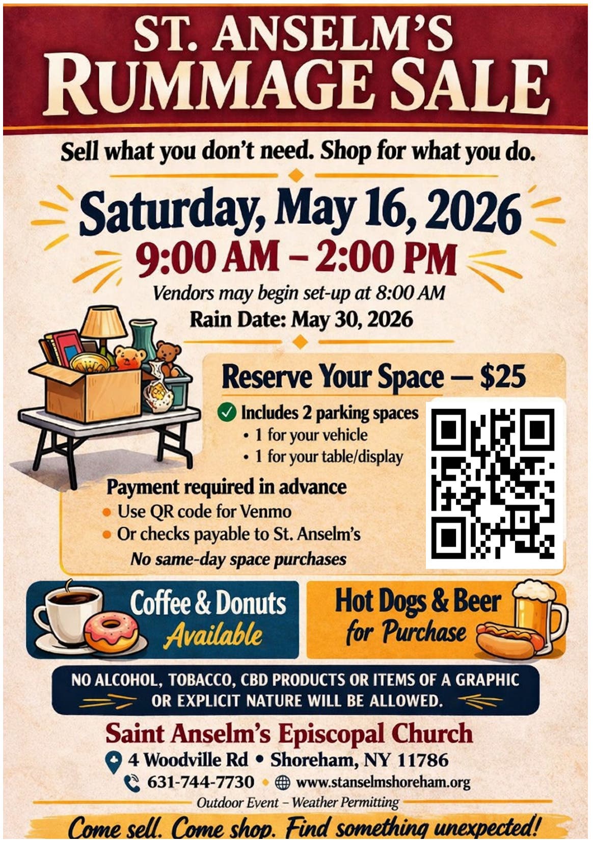 St. Anselm's Rummage Sale