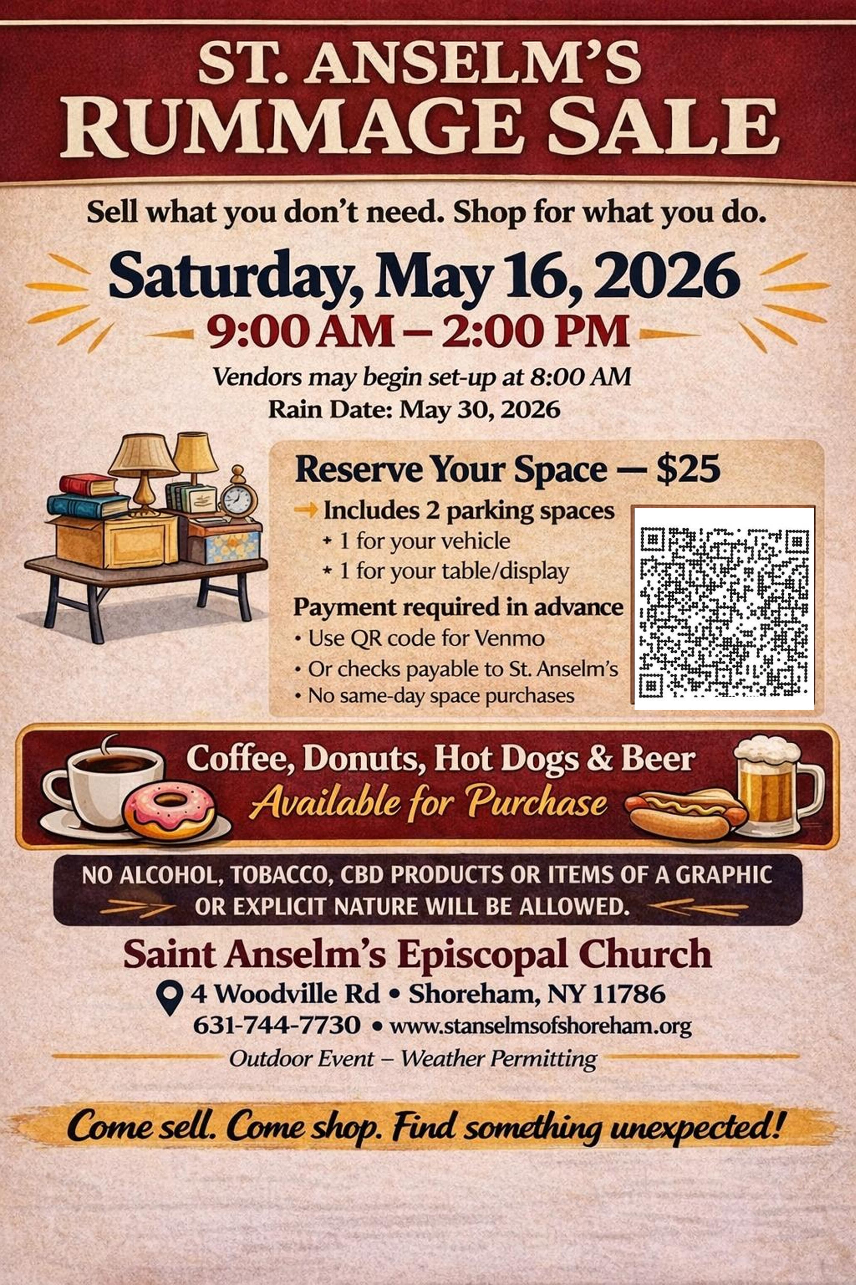 St. Anselm's Rummage Sale