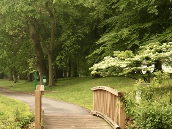Union County’s Nomahegan Park in Cranford is the site of a path popular with walkers, joggers, skaters, and bikers of all ages.
