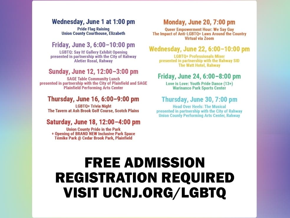 Celebrate Pride Month at Union County's LGBTQ Trivia Night, June 16 |  Westfield, NJ Patch
