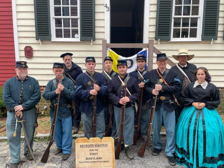 Living History on Pinkney Street: Civil War First Maryland Volunteer Infantry Regiment