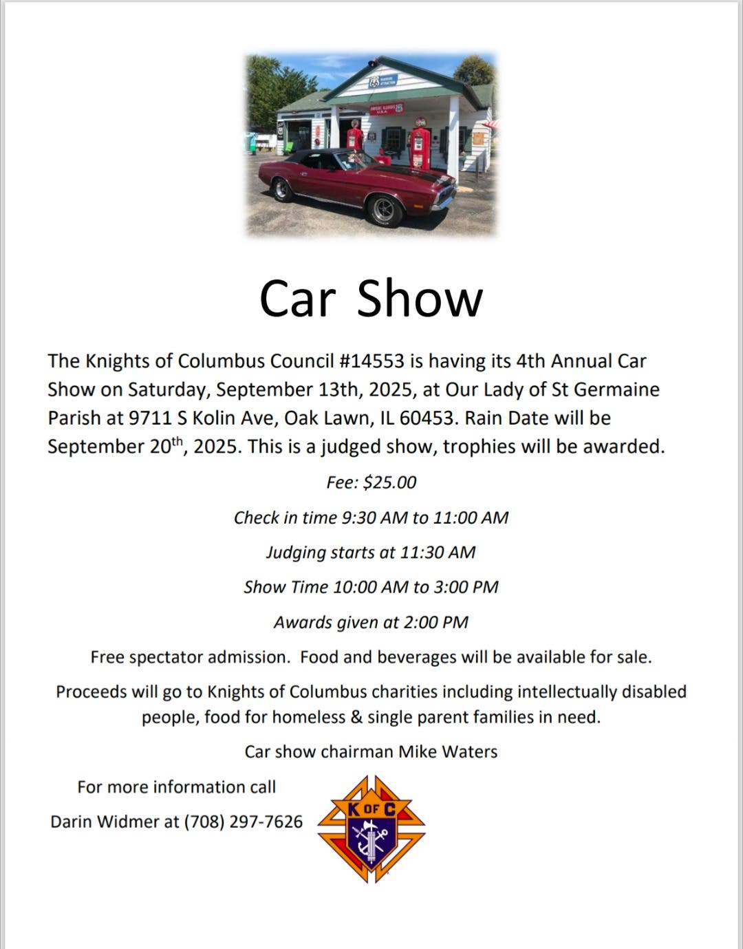 4th Annual Charity Car Show