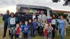 Eagles Cheerleaders and atudents and staff from Vamonos Childcare of Warrington attended the groundbreaking ceremony