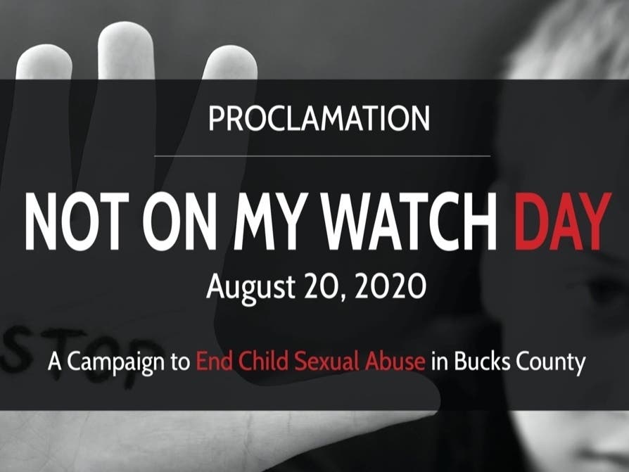 Bucks County Commissioners promote a county-wide campaign to end Child Sexual Abuse through preventative training, offered by NOVA at no cost. 