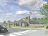 Architectural rendering of the new, 18,000 square foot, state-of-the-art Warrington Township Police Headquarters. A ribbon cutting ceremony will take place on Friday, Nov. 13 at 10 a.m. 