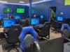 Metro Esports, an esports lounge and technology-based education center in Bucks County features 20 gaming computers, 10 flat screen televisions and two virtual reality rooms. Pictured is the gaming area. 