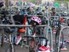 Bikes are lined up to participate in the Goodman Properties/Warrington Cares Sprint Triathlon, scheduled for Sunday, September 12, 2021. Proceeds from this year’s event will help local nonprofit organizations and families in need. 