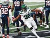 In this photo, Josh Adams scores the last touchdown of the Jets’ season on January 3, 2021 against the New England Patriots. 