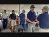 Peter Scott, Chair, Warrington Township Veterans Affairs Committee, presents Vietnam veterans with a specially-designed commemorative lapel pin in recognition of their service. The presentation was made during the Township’s annual Memorial Day Ceremony.