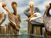 "Board Meeting" by painter Lisa Sparling