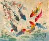 "9 Koi" by painter Charlotte Fung Miller