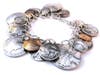 "Loaded Coin Bracelet" by jewelers Jessie & Dan Driscoll