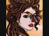 "Madam Butterfly" by mixed media artist Laura Bentley