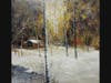 "Birches in Fall" by painter Gaston Petrides