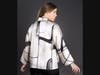 "White Dolman Silk Jacket" by fiber artist Linda Tilson