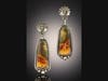 Jasper and silver earrings by jeweler Carol Bryan