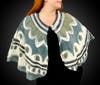 "Organic Cotton Cape" by fiber artist Heather Cohen
