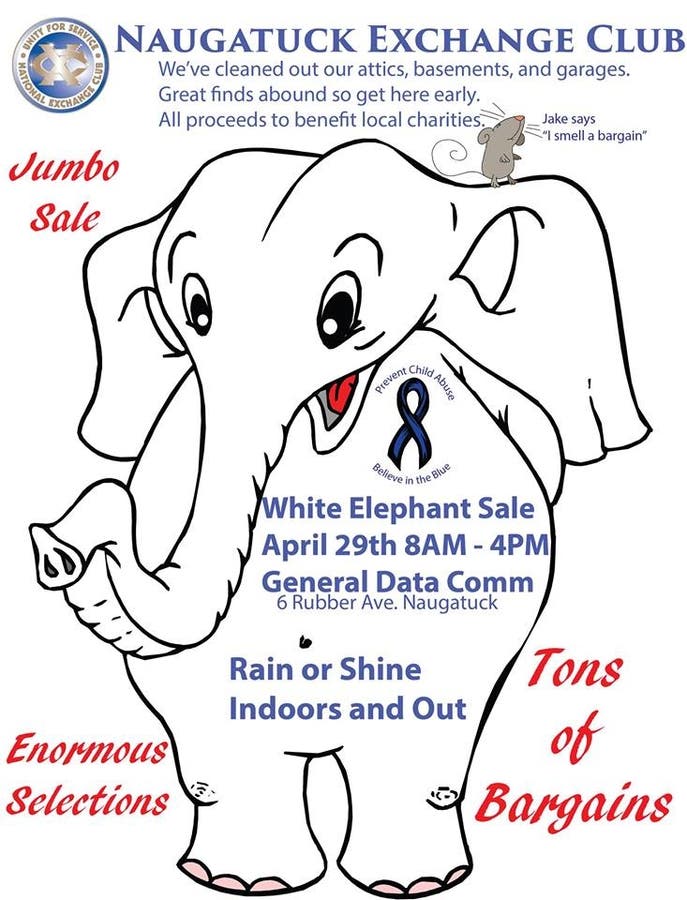 Naugatuck Exchange Club Hosts White Elephant Sale Naugatuck, CT Patch
