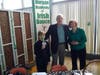 Tom Chute poses with a young dancer and Dr. Horgan