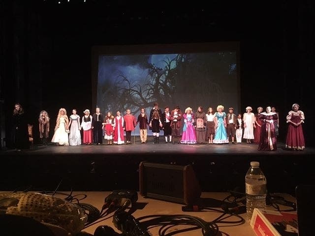 Members of the cast of INTO THE WOODS