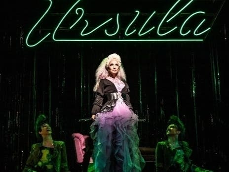 Meredith Inglesby as Ursula with Jackson Wood (Flotsam) and Kyle Geriak (Jetsam)