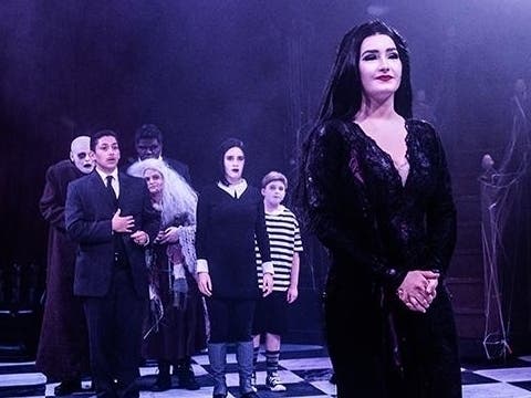 Members of the cast of THE ADDAMS FAMILY
