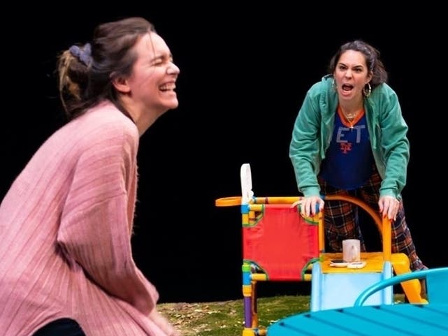 Rachel Spencer Hewitt (at left) and Evelyn Spahr