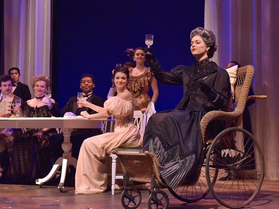 Members of the cast of A LITTLE NIGHT MUSIC