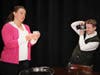 Danielle Sultini and Ryan Hendrickson in a rehearsal photo