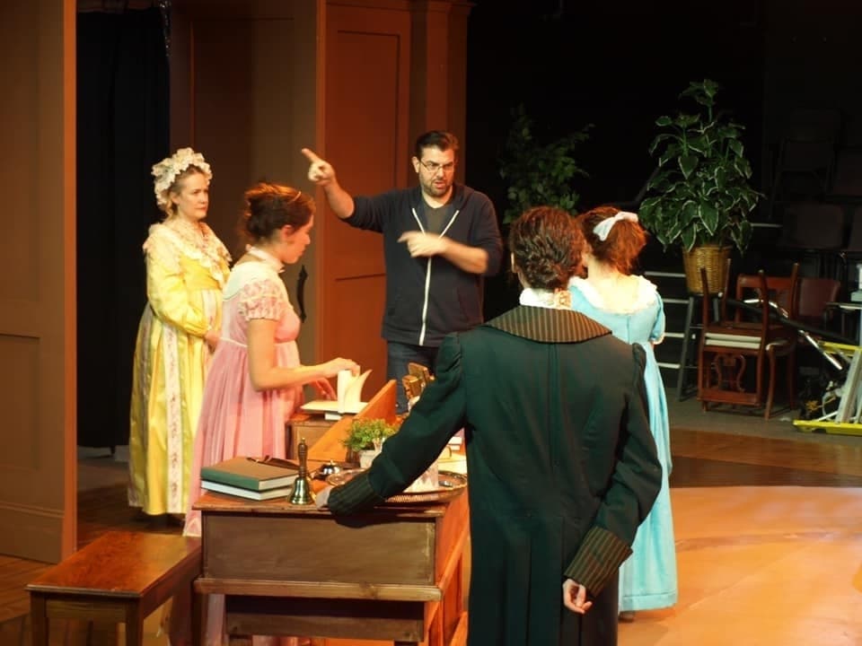 Cast with director Jason O’Connell