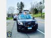 Police escorting a local parade