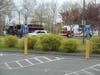 Emergency vehicles waiting to start the parade