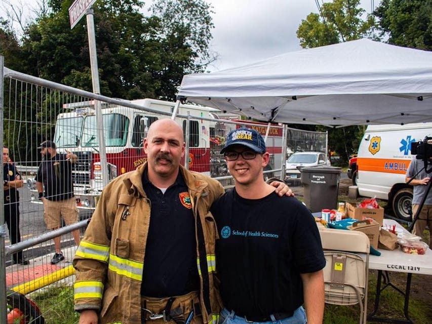 Mr. DeBisshop and his son James