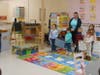The students prepare to present Mayor Hess with birthday cards on Wednesday.