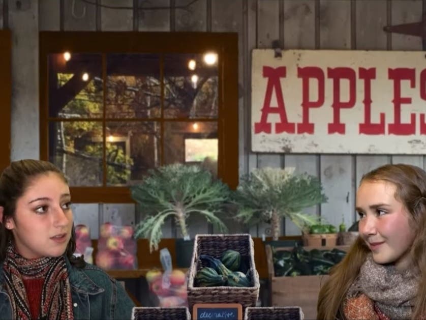 (from left) Elizabeth Quinby as Molly and Ashley Raymond as Carrie in "Ride" 