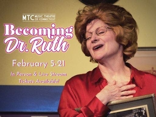 Amy Griffin as Dr. Ruth Westheimer in BECOMING DR. RUTH