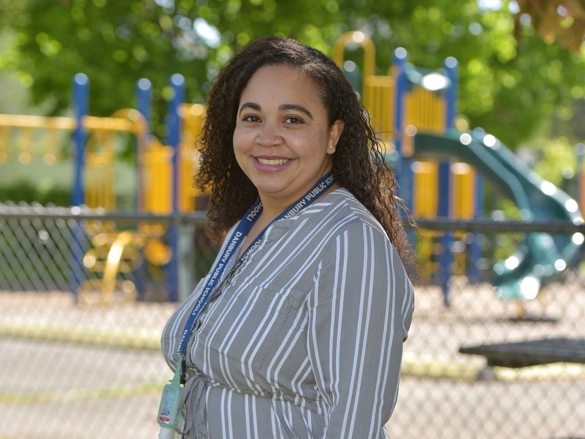 Paloma Silva Coelho, who lives in New Milford and works at South Street School in Danbury