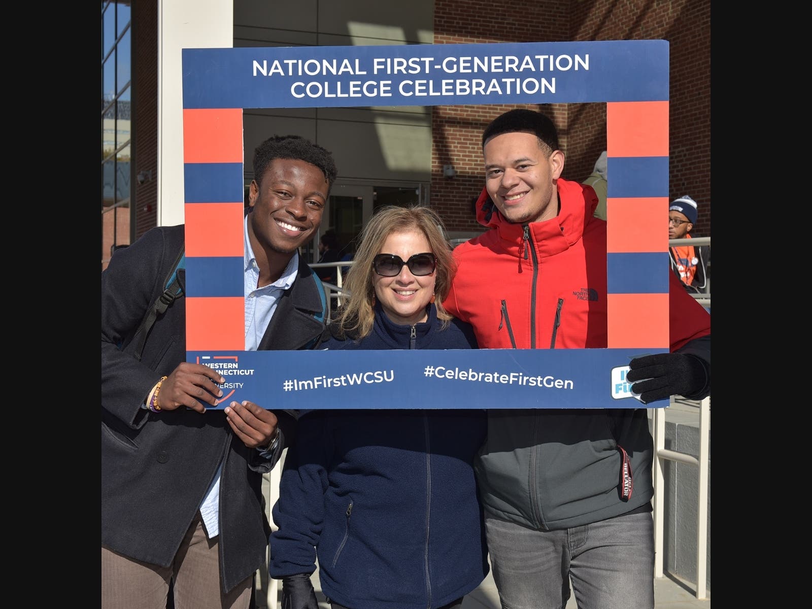 First-generation students at WCSU participated in an “I’m First” event in 2019 on campus.  
