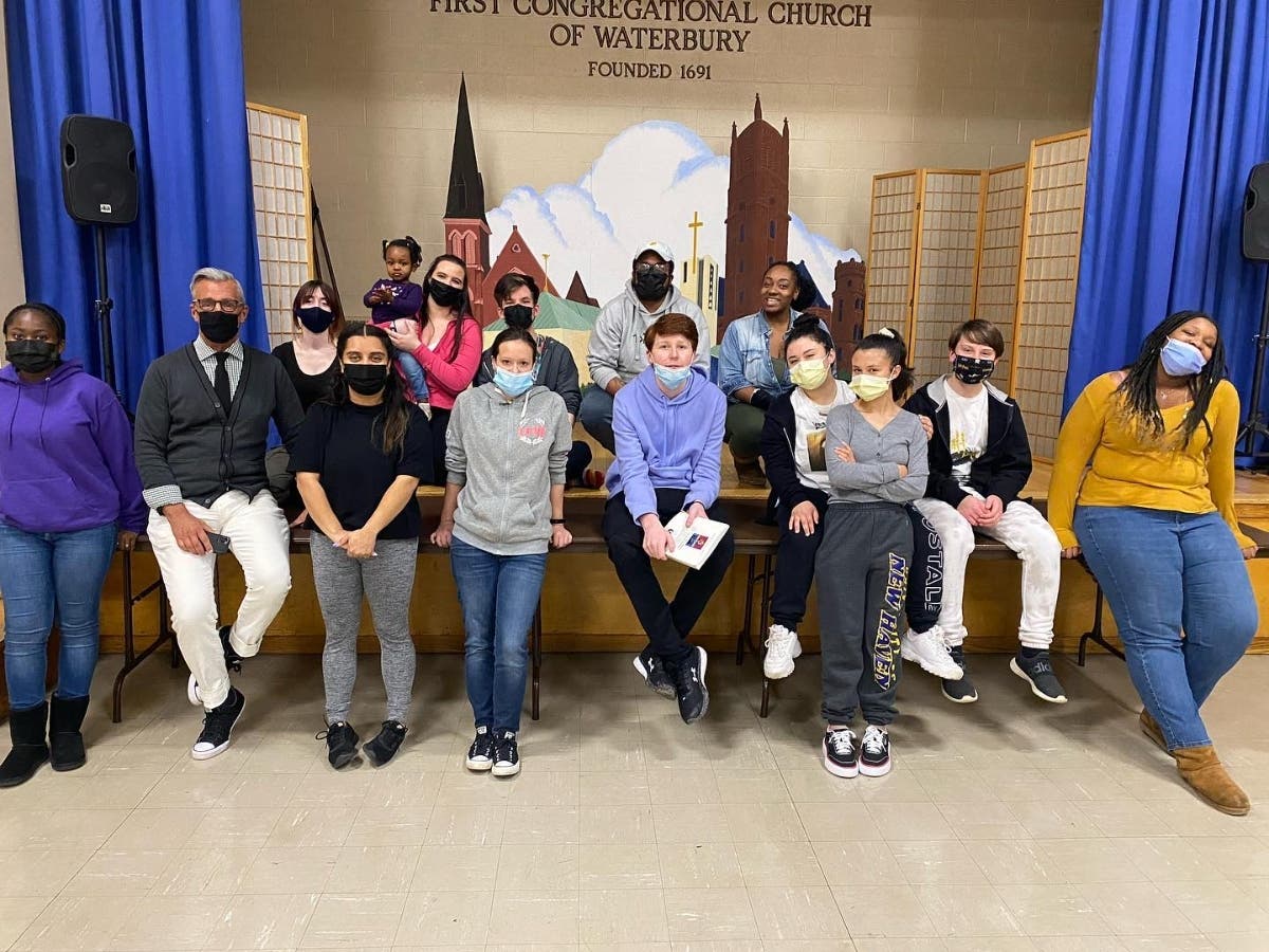 A few members of the show's cast participated in a character workshop with Dr. Gagnon theater professor at @westconn
